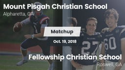 Matchup: Mount Pisgah vs. Fellowship Christian School 2018