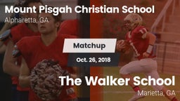 Matchup: Mount Pisgah vs. The Walker School 2018
