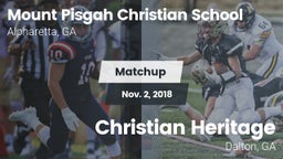 Matchup: Mount Pisgah vs. Christian Heritage  2018