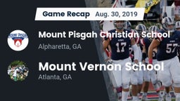 Recap: Mount Pisgah Christian School vs. Mount Vernon School 2019