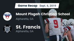 Recap: Mount Pisgah Christian School vs. St. Francis  2019