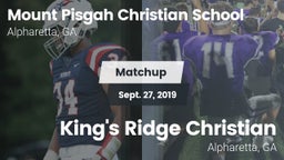 Matchup: Mount Pisgah vs. King's Ridge Christian  2019