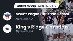 Recap: Mount Pisgah Christian School vs. King's Ridge Christian  2019
