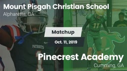 Matchup: Mount Pisgah vs. Pinecrest Academy  2019