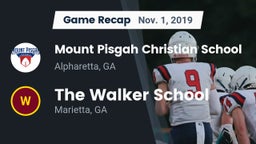 Recap: Mount Pisgah Christian School vs. The Walker School 2019