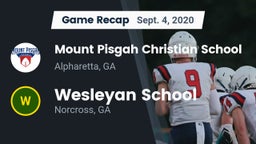 Recap: Mount Pisgah Christian School vs. Wesleyan School 2020