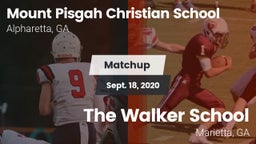 Matchup: Mount Pisgah vs. The Walker School 2020