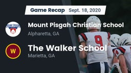 Recap: Mount Pisgah Christian School vs. The Walker School 2020