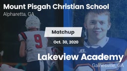 Matchup: Mount Pisgah vs. Lakeview Academy  2020