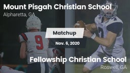 Matchup: Mount Pisgah vs. Fellowship Christian School 2020