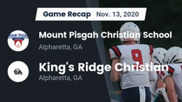 Recap: Mount Pisgah Christian School vs. King's Ridge Christian  2020