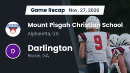 Recap: Mount Pisgah Christian School vs. Darlington  2020