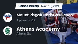 Recap: Mount Pisgah Christian School vs. Athens Academy 2021