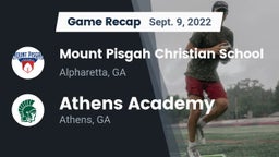 Recap: Mount Pisgah Christian School vs. Athens Academy 2022