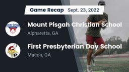 Recap: Mount Pisgah Christian School vs. First Presbyterian Day School 2022