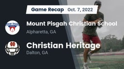 Recap: Mount Pisgah Christian School vs. Christian Heritage  2022