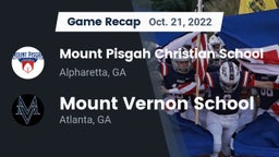 Recap: Mount Pisgah Christian School vs. Mount Vernon School 2022