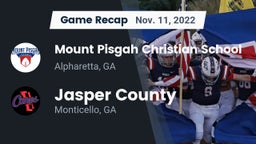 Recap: Mount Pisgah Christian School vs. Jasper County  2022