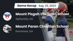 Recap: Mount Pisgah Christian School vs. Mount Paran Christian School 2023