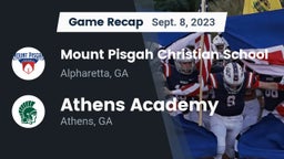 Recap: Mount Pisgah Christian School vs. Athens Academy 2023