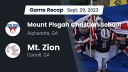 Recap: Mount Pisgah Christian School vs. Mt. Zion  2023