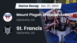 Recap: Mount Pisgah Christian School vs. St. Francis  2023