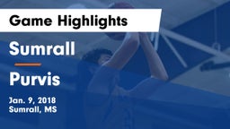 Sumrall  vs Purvis  Game Highlights - Jan. 9, 2018