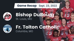Recap: Bishop DuBourg  vs. Fr. Tolton Catholic  2022