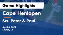 Cape Henlopen  vs Sts. Peter & Paul Game Highlights - April 8, 2024