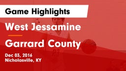 West Jessamine  vs Garrard County  Game Highlights - Dec 03, 2016