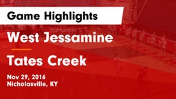 West Jessamine  vs Tates Creek  Game Highlights - Nov 29, 2016