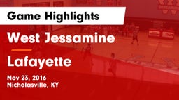 West Jessamine  vs Lafayette  Game Highlights - Nov 23, 2016