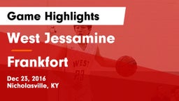 West Jessamine  vs Frankfort  Game Highlights - Dec 23, 2016