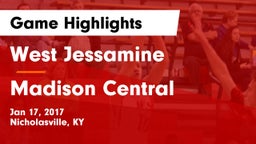 West Jessamine  vs Madison Central  Game Highlights - Jan 17, 2017
