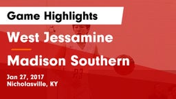 West Jessamine  vs Madison Southern  Game Highlights - Jan 27, 2017