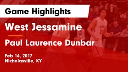 West Jessamine  vs Paul Laurence Dunbar  Game Highlights - Feb 14, 2017