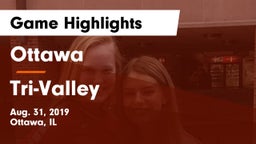 Ottawa  vs Tri-Valley  Game Highlights - Aug. 31, 2019