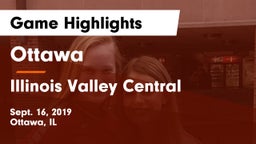 Ottawa  vs Illinois Valley Central  Game Highlights - Sept. 16, 2019