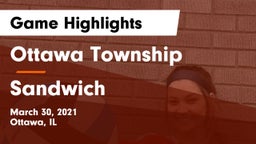 Ottawa Township  vs Sandwich Game Highlights - March 30, 2021