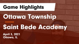 Ottawa Township  vs Saint Bede Academy Game Highlights - April 3, 2021
