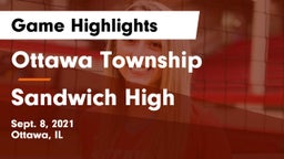 Ottawa Township  vs Sandwich High  Game Highlights - Sept. 8, 2021