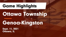 Ottawa Township  vs Genoa-Kingston  Game Highlights - Sept. 11, 2021
