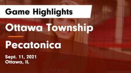 Ottawa Township  vs Pecatonica  Game Highlights - Sept. 11, 2021