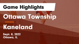 Ottawa Township  vs Kaneland  Game Highlights - Sept. 8, 2022