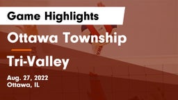 Ottawa Township  vs Tri-Valley  Game Highlights - Aug. 27, 2022