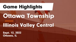 Ottawa Township  vs Illinois Valley Central  Game Highlights - Sept. 12, 2022