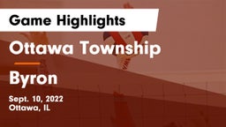 Ottawa Township  vs Byron  Game Highlights - Sept. 10, 2022