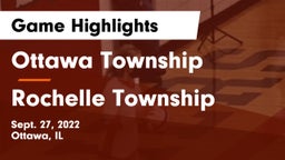 Ottawa Township  vs Rochelle Township  Game Highlights - Sept. 27, 2022