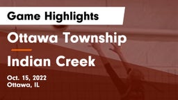 Ottawa Township  vs Indian Creek Game Highlights - Oct. 15, 2022