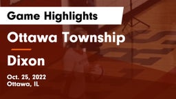 Ottawa Township  vs Dixon  Game Highlights - Oct. 25, 2022